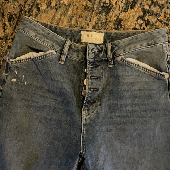 Free People High Waist Boot Cut Jeans - Picture 4 of 6